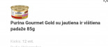 Purina Gourmet Gold su jautiena ir vištiena padaže 12x85g