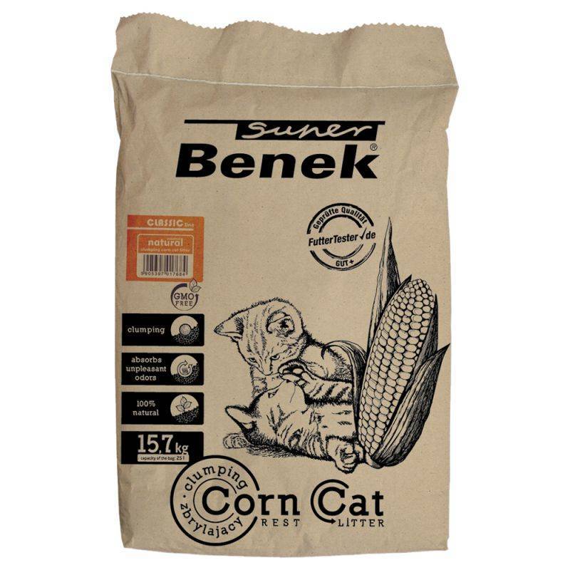 Intact make worse Document BENEK Super Benek Corn Cat kraikas 25 l