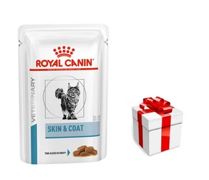 ROYAL CANIN Skin&Coat Coat Formula 12x85g konserva + STAIGMENA KATEI