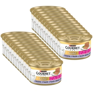 Purina Gourmet Gold Kitten putėsiai su veršiena 24x85g