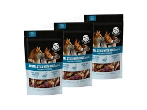 PetRepublic dantų kramtukai su antiena šunims 3x100g S