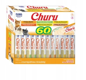 INABA Churu Variety katėms - mišrus skonis su vištiena 60x14g