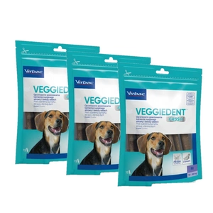 Virbac Veggiedent Fresh Bite M (10-30 kg) 3x15 vnt.