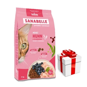 BOSCH Sanabelle Adult Poultry 8kg + Staigmena katei