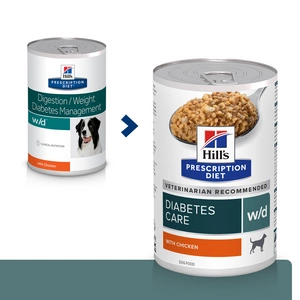 HILL'S PD Prescription Diet Canine w/d 370g - skardinė