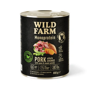 WILD FARM Monoprotein Pork 800g hipoalerginis maistas šunims