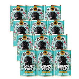 Good Dog Triušis su obuoliais ir morkomis 12x400g