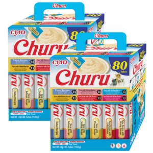 INABA Churu katėms - mišinys su tunu 160x14g