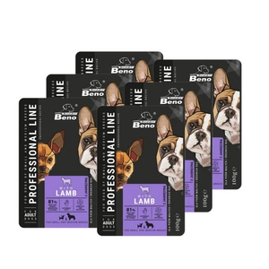 SUPER BENO Suaugusiųjų paketėlis mažiems ir vidutiniams šunims su ėriena 6x100g