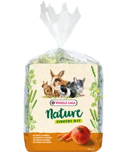 VERSELE LAGA Timothy šienas su morkomis ir moliūgais 500g - Timothy šienas su morkomis ir moliūgais