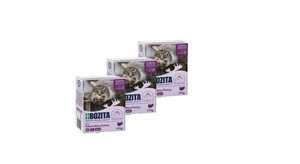 BOZITA Cat Kalakuto gabaliukai drebučiuose 3x370g