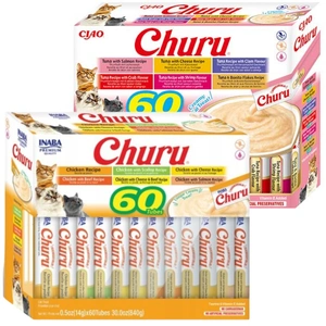 INABA Churu katėms – mišrios skonio su tunu ir vištiena 120x14g