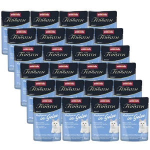 ANIMONDA Vom Feinsten Raffinesse vištiena su menke želė 24x85 g