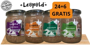 Leopold MIX Flavour Meat ėdalas šunims 30x500g (indelis)