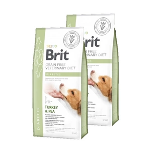 Brit gf veterinary diets dog Diabetes 2x2kg