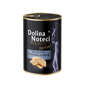 DOLINA NOTECI Premium sterilizuotoms katėms, turtingas perlinėmis vištomis 400 g