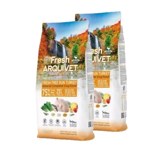ARQUIVET FRESH - Pusiau drėgnas kalakutienos ir vandenyno žuvų ėdalas šunims 2x10 kg