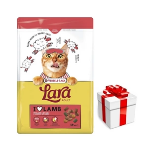 VERSELE-LAGA Lara Adult Lamb 1,9 kg - Suaugusių kačių ėdalas su ėriena + Staigmena katei