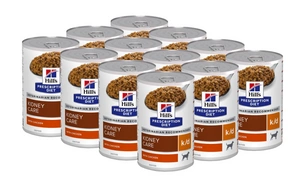 HILL'S PD Prescription Diet Canine k/d 12x350g - skardinė