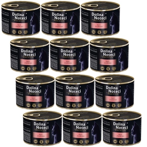 Dolina Noteci Premium katėms su lašišos filė padaže 12x185g