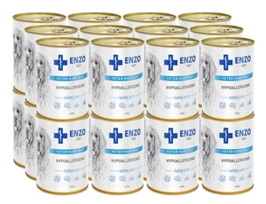 ENZO VET Hipoalerginė dieta su kalakutiena šunims 24x400g