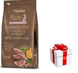 FITMIN Purity Senior Grainfree Light Lamb 12kg + STAIGMENA ŠUNUI