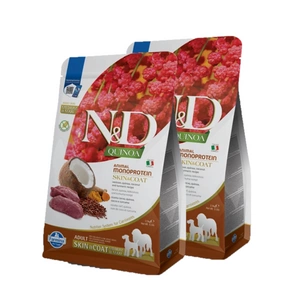 FARMINA N&D Quinoa canine SKIN & COAT VENISON Adult Medium Maxi 2x7kg