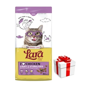 Versele-Laga Lara Adult Light Sterilized 12,5kg - maistas sterilizuotoms katėms + Staigmena katei