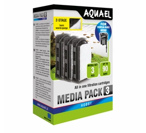 AQUAEL Kempininio filtro kasetė FZN Mini Standard 3 vnt.