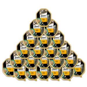 SHEBA® Sauce Speciale 22x85g su kalakutiena ir daržovėmis - drėgnas maistas padaže