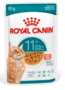 ROYAL CANIN drėgnas kačių ėdalas, Senior Ageing 11+, padažas12x85g