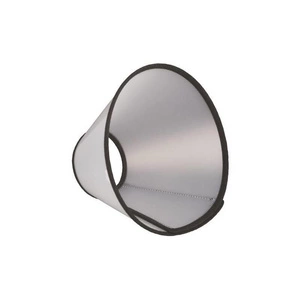 TRIXIE Plastikinė apsauginė apykaklė su užtrauktuku, L-XL: 50-58cm/28cm