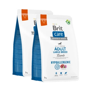 BRIT CARE Dog Hypoallergenic Adult Large Breed Lamb 2x3kg