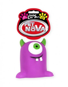 DOG LIFE STYLE Monster 10cm, violetinės spalvos