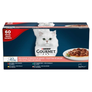 Purina Gourmet Perle kačių maistas 60x85g