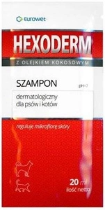 Eurowet šampūnas Hexoderm šunims ir katėms 20ml