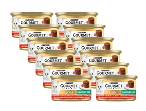 Purina Gourmet Gold jautiena pomidoruose 12x85g