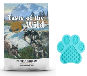TASTE OF THE WILD Pacific Stream Puppy 12,2kg + BILLIGER laižo kilimėlį