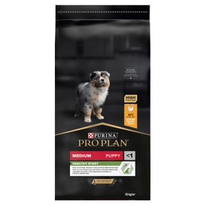 Purina Pro Plan Medium Puppy Optistart, vištiena ir ryžiai 12kg