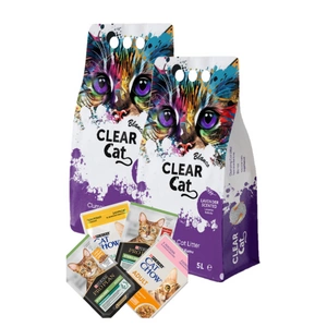 Clear Cat Blanco Lavender bentonitinis kraikas 2x5l