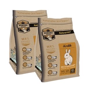 KORONA NATURY Natural-Vit triušių ėdalas 2x750g
