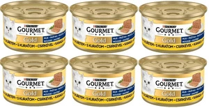 Purina Gourmet Gold putėsiai su vištiena 6x85g