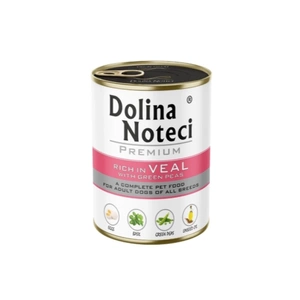 Dolina Noteci PREMIUM su veršiena ir žaliaisiais žirneliais 800g