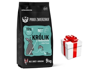 Paka Zwierzaka - Seventh heaven - Triušis su lašiša 9kg + Staigmena Šunui