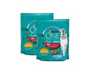 Purina One Dual Nature Spirulina suaugusių kačių ėdalas su vištiena 2x750g