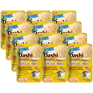 INABA Dashi Delights Delikatesinių dribsnių vištienos su sūriu receptas 12x40g