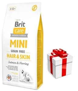 BRIT CARE Mini Grain-Free Hair&Skin 2kg + STAIGMENA ŠUNUI