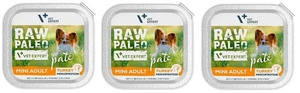 Vetexpert RAW PALEO PATE MINI suaugusiems kalakutams 3x150g - didmeninė prekė