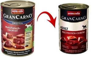 ANIMONDA GranCarno Adult Dog skonis: Mėsos kokteilis 400g