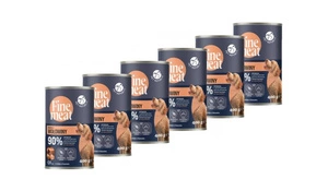 PetRepublic Fine Meat jautienos patiekalas šunims 6x400g